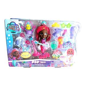 Disney Junior Ariel Deluxe Pop Tails Sea Figure Set 26 Pieces New